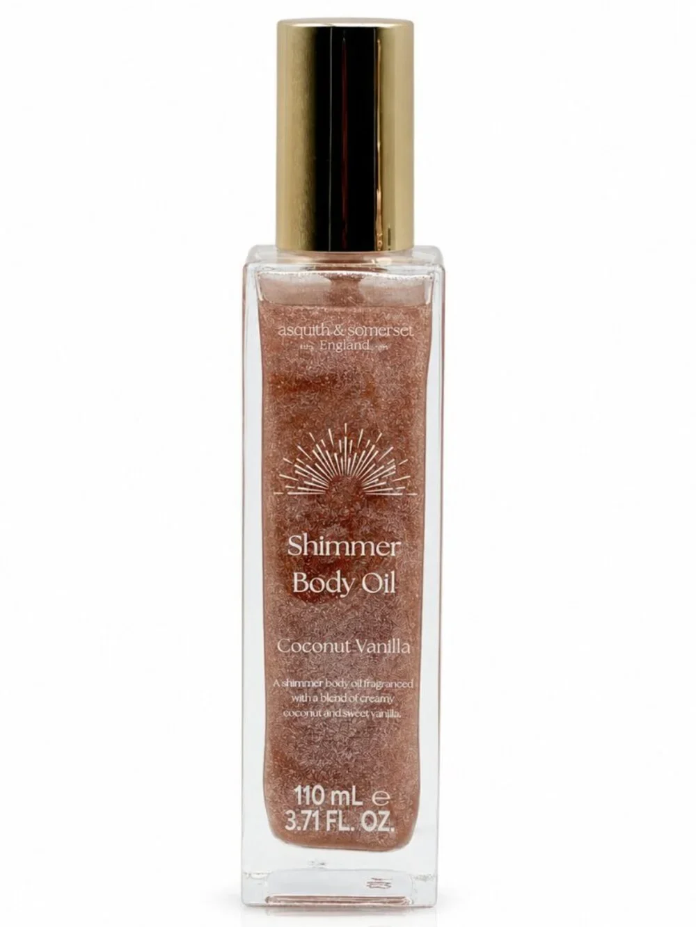 Asquith & Somerset Shimmer Body Oil Coconut Vanilla 110 mL / 3.71 fl oz